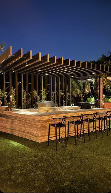 Bbq Garden, Bar Exterior, Dream Life House, Dr House, House Outside Design, Home Building Design, Dream House Interior, Dream House Exterior, Pretty House