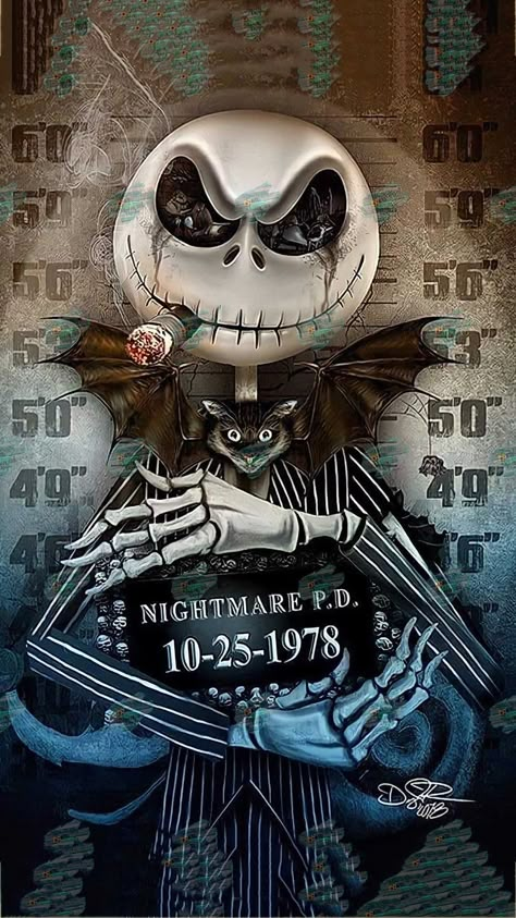 Nightmare Before Christmas Drawings, Nightmare Before Christmas Tattoo, Jack The Pumpkin King, Nightmare Before Christmas Wallpaper, Christmas Tattoo, Tim Burton Art, Dark Disney, Halloween Tattoo, Twisted Disney