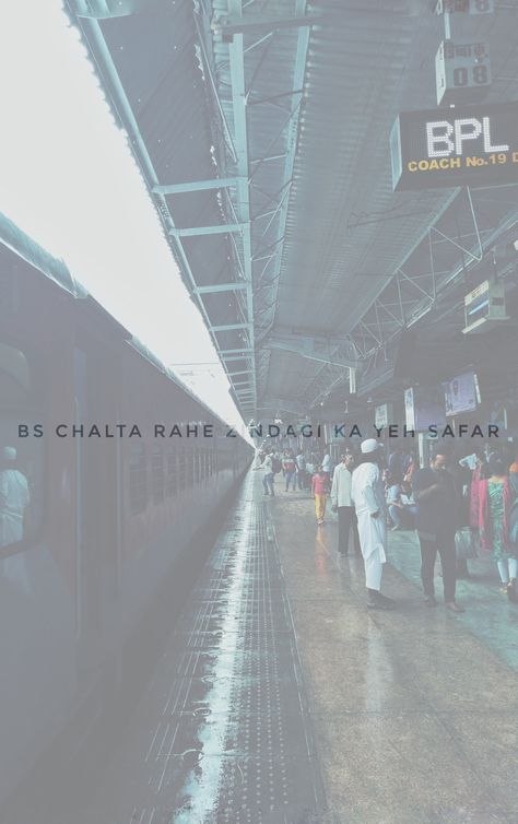 Quote soul, Indian railways, photography Indian Railways Photography, Railways Photography, Indian Railways, Edgy Wallpaper, Railway Station, Quotes, Photography, Travel, Quick Saves