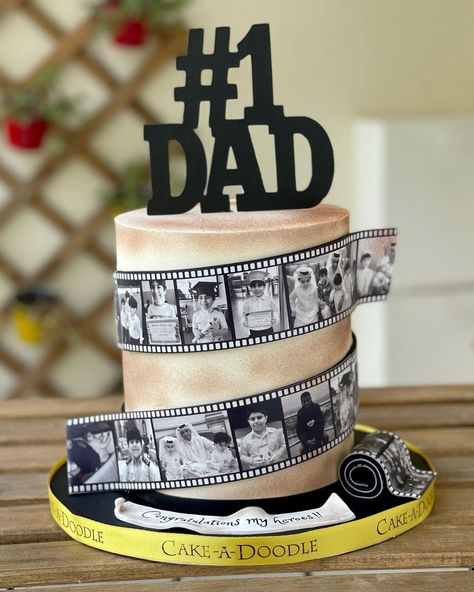 50th Birthday Cakes For Men, Vom Avea Un Copil, Doodle Cake, Dad Birthday Cakes, 30 Birthday Cake, Edible Image Cake, Birthday Cakes For Men, 50th Birthday Cake, Beautiful Birthday Cakes