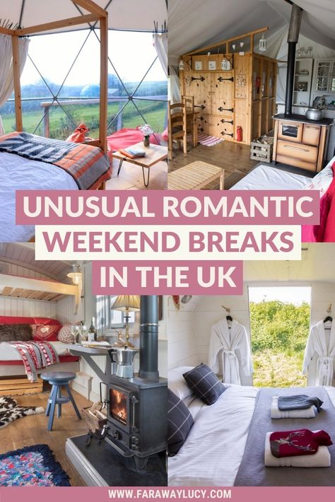 The Best Unusual Romantic Weekend Breaks in the UK | Faraway Lucy Uk Weekend Breaks, Couples Weekend, Weekend Ideas, Visit Uk, Uk Summer, Weekend Break, English Summer, Romantic Weekend Getaways, Most Romantic Places