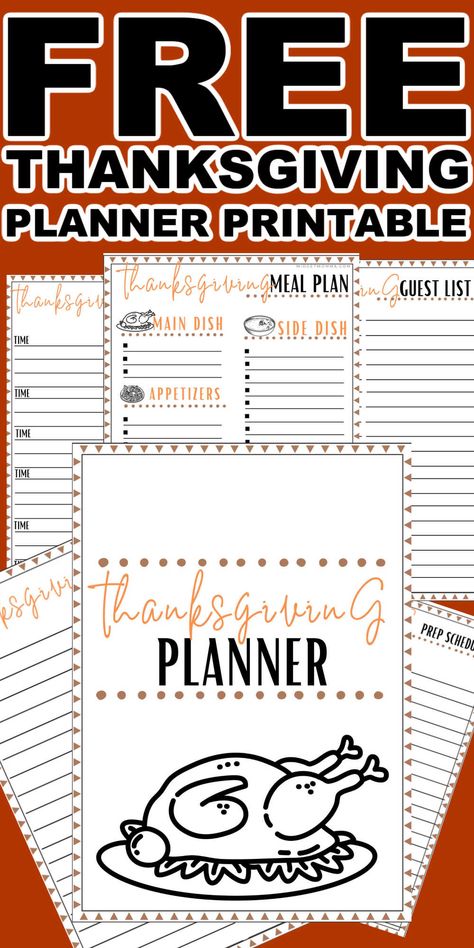 Make Thanksgiving dinner less stressful with this Thanksgiving Planner Printable. With a Thanksgiving Menu Planner, grocery list, guest list, Thanksgiving prep schedule and cooking schedule printable you will be able to get your must do’s done, be organized and have less stress so you can enjoy the holiday. Grocery List For Thanksgiving Dinner, Thanksgiving Menu List Printable, Thanksgiving Schedule, Thanksgiving To Do List, Thanksgiving Oven Schedule, Thanksgiving List Printable, Thanksgiving Grocery List Free Printable, Thanksgiving Schedule Free Printable, Thanksgiving Grocery List Printable