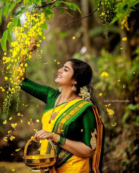 Onam Photoshoot Ideas At Home, Onam Photography, Onam Photoshoot Ideas, Onam Photoshoot, Communism Quote, Kerala Girl, Tamil Saree, Kerala Wedding Photography, Sai Pallavi