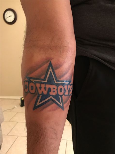 Dallas Cowboy Tattoos Ideas, Cowboys Tattoo Dallas, Cowboy Star Tattoos, Dallas Cowboys Star Tattoo, Dallas Cowboys Tattoos For Women, Dallas Cowboys Tattoo Ideas, Dallas Cowboys Tattoos Men, Cowboys Star Tattoo, American Football Tattoo