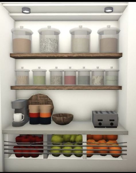 Coffee Station Ideas Bloxburg, 3x3 Pantry Ideas Bloxburg, Rooms You Need In Your House, Blocksburg Entryway Ideas, Bloxburg Plant Decals Codes Palm Tree, Bloxburg Dark Color Schemes, Kitchen Ideas Bloxburg Realistic, Bloxburg Pantry Ideas Realistic, Bloxburg Shelf