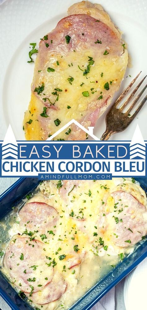 The EASIEST way to prepare Chicken Cordon Bleu! Not only does it come out moist and incredibly flavorful, but it is also low-carb and gluten-free. The perfect healthy meal for picky kids! Make this… More Chicken Cordon Bleu Casserole Recipe, French Meal, Bbq Grilled Chicken Recipes, Baked Chicken Cordon Bleu, Easy Chicken Cordon Bleu, Healthy Fried Chicken, Chicken Cordon Bleu Recipe, Low Calorie Chicken, Chicken Cordon Bleu Casserole