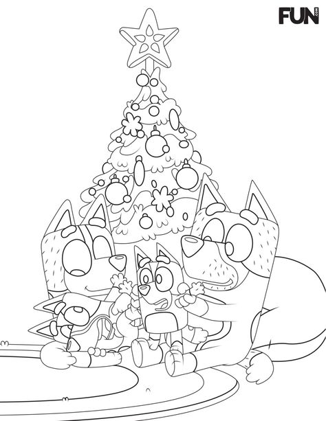 Christmas Coloring Pages Cute, Bluey Christmas Coloring Pages, Tv Show Coloring Pages, Coloring Page Christmas, Christmas Coloring Book, Minion Coloring Pages, Minions Coloring Pages, Family Coloring Pages, Space Coloring Pages