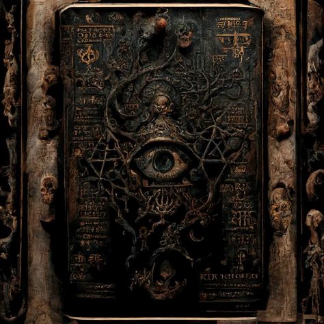 Human Eyes, Cosmic Horror, 다크 판타지, Occult Art, Beautiful Dark Art, Magic Book, 판타지 아트, Uncharted, Cthulhu