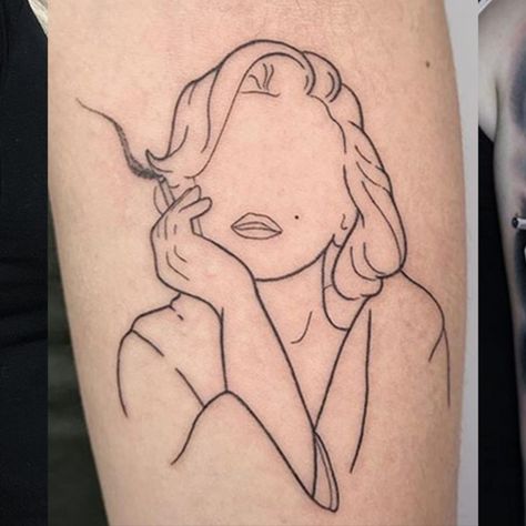 Marilyn Tattoo Ideas, Marilyn Monroe Line Art, Marylin Monroe Tattoos, Marylin Tattoo, Marilyn Monroe Tattoo Sleeve, Marilyn Monroe Tattoos, Marylin Monroe Tattoo Ideas, Marilyn Monroe Tattoo Ideas, Monroe Tattoo