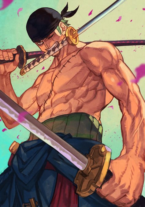 رورونوا زورو, One Piece Ace, Zoro One Piece, One Piece Drawing, One Piece Fanart, Manga Anime One Piece, Roronoa Zoro, Anime One, One Piece Manga