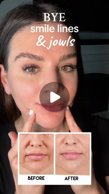 Sarah Fraggis on Instagram: "Reduce your smile lines and jowls with Gua Sha and cupping!   Release tension, stimulate collagen production and create circulation!   ✅Save this video and get started on your routine with me.   Everything I’m using and full facial tutorials can be found at filterlessera.com   Xoxo- Sarah   #smilelines #guasha #peptides #skincare #antiaging #glow  #guasha #facials #skincare" Guasha For Smile Lines, Gua Sha Laugh Lines, Gua Sha Jowls, Gua Sha For Smile Lines, Gua Sha For Jowls, Gua Sha Smile Lines, How To Reduce Smile Lines, Jowls Exercises, Reduce Jowls