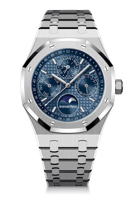 Royal Oak Perpetual Calendar, Moonphase Watch, Womens Designer Watches, Titanium Watches, Air Fighter, Mens Fashion Watches, Automatic Watches For Men, Perpetual Calendar, John Mayer