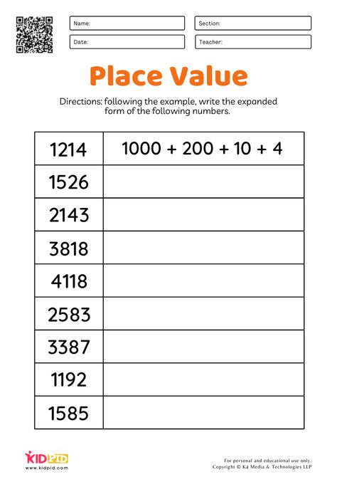 Expanded Form Worksheets, Grade 5 Math Worksheets, Third Grade Worksheets, Third Grade Math Worksheets, Mental Maths Worksheets, Math Fact Worksheets, 5th Grade Worksheets, Aldi Recipes, Worksheets For Grade 3