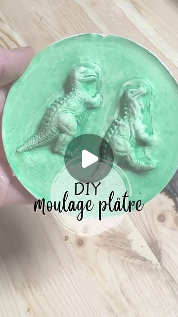 DIY moulage plâtre avec un moule en pâte à modeler !