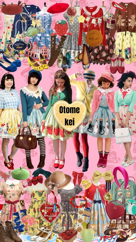 Otome kei #jfashion #harajuku #otomekei #colorful Uchuu Kei Fashion, Oshare Kei Aesthetic Outfit, Decors Kei Outfits, Decora Kei Aesthetic, Otome Kei Fashion, Shibuya Kei, Decora Kei Fashion, Japanese Alternative Fashion, Harajuku Decora Kei