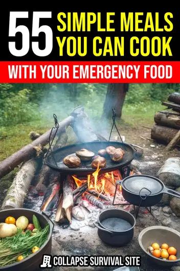 When faced with limited supplies, it's important to get creative. Here are some simple and delicious meal ideas using emergency foods. Food Preparedness, Survival Cooking, Survival Recipes, Poblano Soup, Prepping Supplies, Free Land, Prepper Food, Preppers Pantry, Frugal Cooking