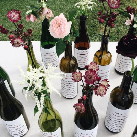 See this Instagram photo by @laurenswells • 2,032 likes Wine Bottle Seating Chart, Bottle Seating Chart, Seating Chart Display, Table Seating Chart, Best Gift Baskets, Wedding Reception Seating, Wine Event, Seating Plan Wedding, Card Display