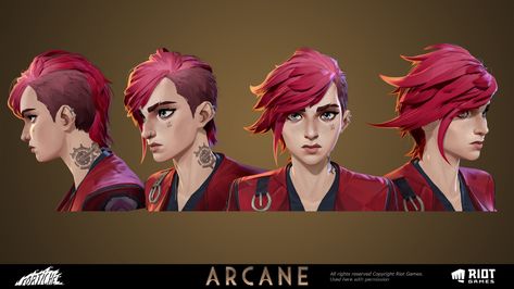 League Of Legends Universe, Vi Cosplay, Arcane Vi, League Legends, Vi Arcane, Vi League Of Legends, Character Model Sheet, Character Model, Model Sheet