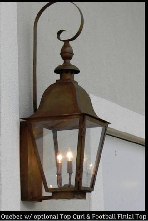 Copper Outdoor Lighting, Electric Lantern, Copper Light Fixture, Copper Lantern, Exterior Light Fixtures, Lantern Ideas, Lantern Pendant Lighting, House Outdoor, Outdoor Lantern