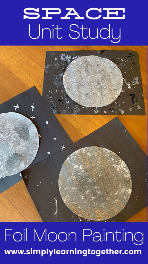 Space School Project Ideas, Moon Phases For Preschoolers, Homeschool Space Unit, Space Lesson Plans Elementary, Space Science Projects, Astronomy Activities For Kids, Space Unit Kindergarten, Space Unit Study Kindergarten, Outer Space Math Activities Preschool