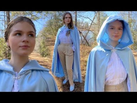 (6894) How to make a Renaissance Cloak!! - YouTube Ren Faire Cloak Pattern, Hobbit Cloak Pattern, Circle Cloak Pattern, Simple Cloak Sewing Pattern, Full Circle Cloak Pattern, Cape Sewing, Cloak Pattern, I Tried My Best, Simplicity Patterns