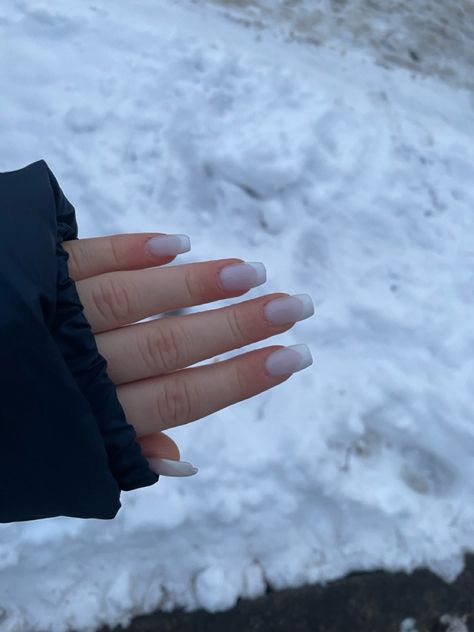 #winter #nails #nailart #snow #cold #christmas #coquette #aesthetic Cold Nails Winter, Cold Nails, Cut Nails, Cold Christmas, Christmas Coquette, How To Cut Nails, Nails Winter, Nails Nailart, Winter Nails