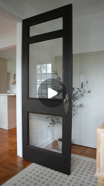 Stefani Terry on Instagram: "These French doors got the makeover of a lifetime!! Check out the full video tutorial on YouTube 🎥" French Door Makeover, Diy French Doors, Masculine Home Offices, Vintage French Doors, Barn Ideas, Beautiful Houses, Happy House, Youtube Instagram, Reno Ideas