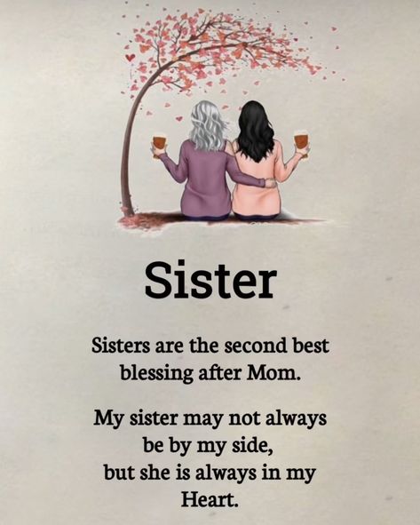 Older Sister Quotes, Beautiful Sister Quotes, Sister Bond Quotes, 6 Sisters, Message For Sister, Iphone Wallpaper Photography, Sister Love Quotes, Sister Poems, Brother Sister Quotes