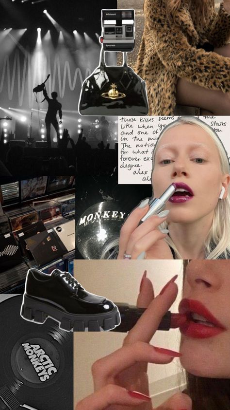 makeup moodboard for am concert Monkey Makeup, Makeup Moodboard, Artic Monkeys, Arctic Monkeys, Monkeys, Mood Boards, Concert, Makeup, Make Up