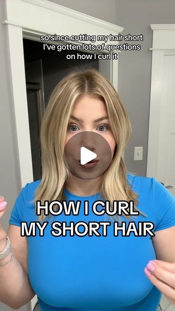 Big Loose Curls Short Hair, Curling Tongs How To Use, How To Curl Hair With Hot Rollers, Bouncy Curls Short Hair, How To Use A Curling Wand, Kristin Bell Hair, How To Curl Short Hair With Curling Iron, Big Curls Short Hair, Curl Lob