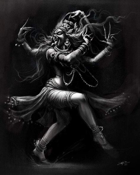 Kali Hindu Goddess Art, Mother Kali Wallpapers, Kali Ma Wallpaper, Shiv Kali, Kali Goddess Art, Maa Kali Painting, Kali Wallpaper, Kali Art, Kali Tattoo