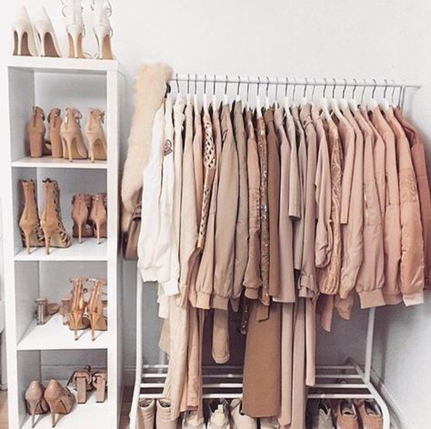 Pink Closet, Pink Wardrobe, Closet Room, Closet Decor, Clothes And Shoes, Closet Goals, Closet Inspiration, Dressing Room Design, Wardrobe Closet