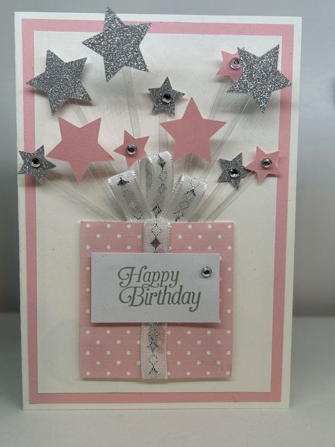 Sizzix Cards, Birthday 2023, Creative Birthday Cards, Anniversaire Diy, Daughter Birthday Cards, Birthday Card Craft, Simple Birthday Cards, Homemade Birthday Cards, Hand Made Greeting Cards