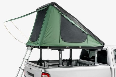 Thule-Tepui-HyBox-Wedge-Tent-gear-patrol-lead-full Roof Rack Tent, Tepui Tent, Rooftop Tent, Roof Tent, Hiking Tent, Tent Design, Cargo Carrier, Top Tents, Roof Top Tent