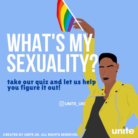 Take our sexuality quiz to help you figure out how you identify! Coming to terms with your sexuality can often make you question "Am I gay?" But our quiz will help you finally find what your sexuality is. Be aware it's not 100% so if you need further help, just drop us a message! #lgbt #lgbtq #lgbtpride #sexuality #lgbtquotes #sexualityquiz #gay #lesbian #queer #bisexual #asexual #pansexual #gaypride #loveislove #lovewins #queerpride #gayquotes #lgbtcommunity #demisexual #panromantic How To Figure Out Your Sexuality, Am I Pansexual Quiz, How To Find Your Artstyle, Whats My Sexuality, Girlflux Meaning, In Conclusion Lgbt, How To Come Out, Heartstopper Quiz, What Is My Sexuality