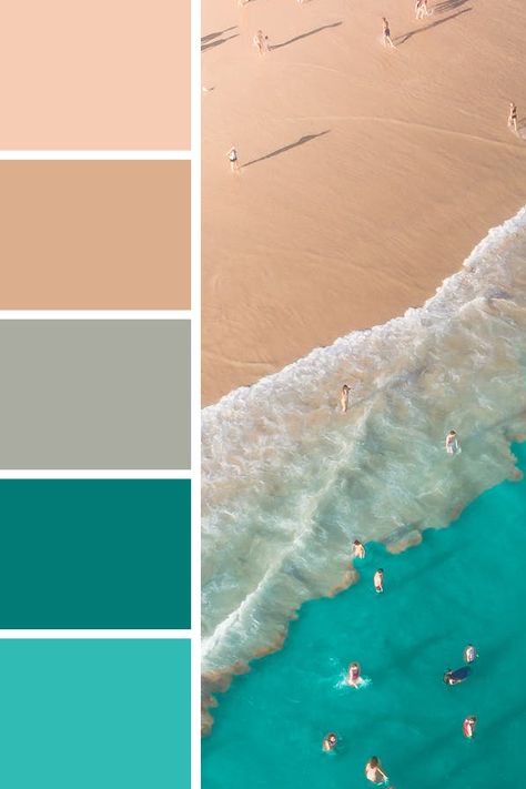 Beach Tone Color Palette, Aqua Pallete Color, Turqiouse Color Palette, Tropical Home Color Palette, Beach Branding Color Palette, Fresh Color Palette Colour Schemes, Water Pallete Color Schemes, Calm Palette Color, Water Blue Color Palette