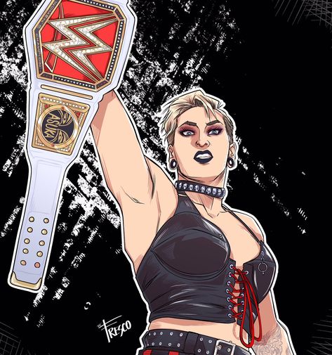 Rhea Ripley Fan Art, Body Builder Art, Vtuber Inspiration, Rea Ripley, Rhea Ripley Mami, Alucard Castlevania, Rhea Ripley Wwe, The Judgement Day, Wwe Art