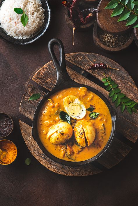 Indian Curry Photography, Egg Curry Photography, Curry Photography Styling, Chicken Curry Photography, Indian Cuisine Photography, Curry Photography, Curry Food Photography, Curries, Indian Food Photography