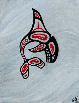 Whale Totem, Haida Tattoo, Arte Haida, Orca Art, Orca Tattoo, Alaska Art, Native Tattoos, Native Artwork, Pacific Northwest Art