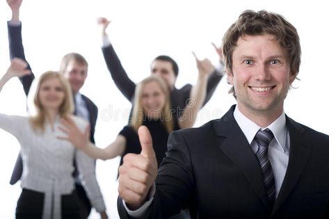 Business people cheer for success. Happy business people on white bacground , #Aff, #cheer, #success, #Business, #people, #white #ad Person Cheering Reference, Cheering Pose Reference, Cheering Reaction Pic, Standing On Business, Cheers Meme, Stock Images People, Stock Photos People, Stock Photos Funny, Body References