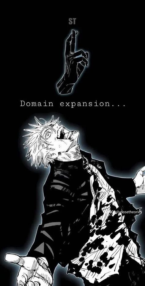 Gojo Satoru Domain Expansion: Unlimited Void Gojo Satoru Domain Expansion, Yuta Jjk, Domain Expansion, Ipad Air Wallpaper, Anime Love Quotes, Graffiti Wallpaper Iphone, Wallpaper Animes, One Piece Comic, Anime Artwork Wallpaper