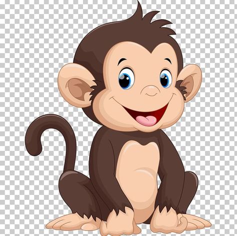 Monkey Ears Drawing, Monkey Clipart, Monkey Cartoon, Elephant Cartoon, Monkey Drawing, Monkey Illustration, Cartoon Ears, Kids Cartoons, Ballerina Barbie