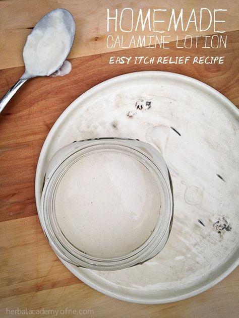 Don't Itch About It: Quick & Easy Itch Relief Recipe - Herbal Academy Homemade Calamine Lotion, Natural Itch Relief, Calamine Lotion, Herbal Academy, Lotion Recipe, Anti Itch Cream, Diy Lotion, Itch Relief, Anti Itch