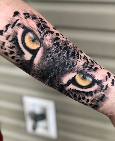 Jaguar Face Tattoo, Leopard Tattoo Ideas, Tattoo Leopard, Leopard Print Tattoos, Leopard Eyes, Leopard Tattoo, Jaguar Tattoo, Leopard Tattoos, Cool Forearm Tattoos