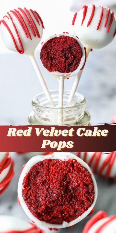 Red Velvet Cakesicles, Red Velvet Cake Pops Cream Cheese, How To Make Red Velvet Cake Pops, Cake Pops Cream Cheese, Red Velvet Birthday Cake Decoration, Infused Cake Pops, Anniversary Recipes, Cake Pops Red Velvet, Red Velvet Cake Pops Recipe