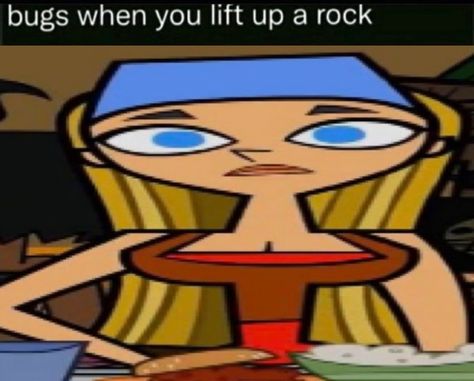 Courtly Total Drama, Total Drama Island Memes Funny, Cursed Tdi Images, Total Drama Funny, Preppy Island, Lindsay Total Drama, Alright Campers, Drama Memes, Drama Total