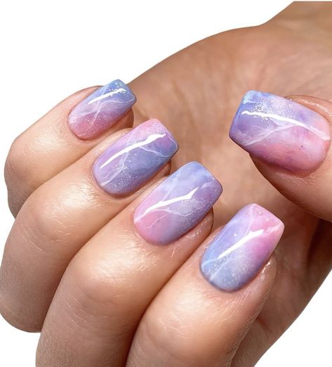 Marble Nails Diy, Galaxy Nail Art, Pastel Nails Designs, Marble Nail Designs, Lace Nails, Marble Nail Art, Galaxy Nails, Pastel Nails, Marble Nails