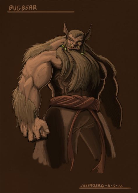 Bugbear by masterpug13 Bugbear Monk, Bugbear Dnd, Dnd Pictures, Character Dnd, Monk Dnd, Dnd Races, D D Character Ideas, Style Character, New Fantasy