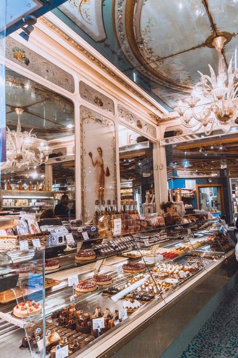 Stohrer: Visiting the Oldest Patisserie in Paris France (and the birthplace of Baba au Rhum) Patisserie Aesthetic, Patisserie Desserts, Boutique Patisserie, Bar Restaurant Design, Architecture Restaurant, Restaurants In Paris, Paris Dream, Vacation Clothes, France Aesthetic