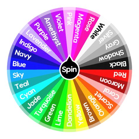 Colour Generator, Hair Colour Wheel, Colorwheel Challenge Template, Oc Wheel, Cyan Color, Random Color Generator, Colour Combinations Wheel, Random Color Palette Generator, Color Spectrum Wheel